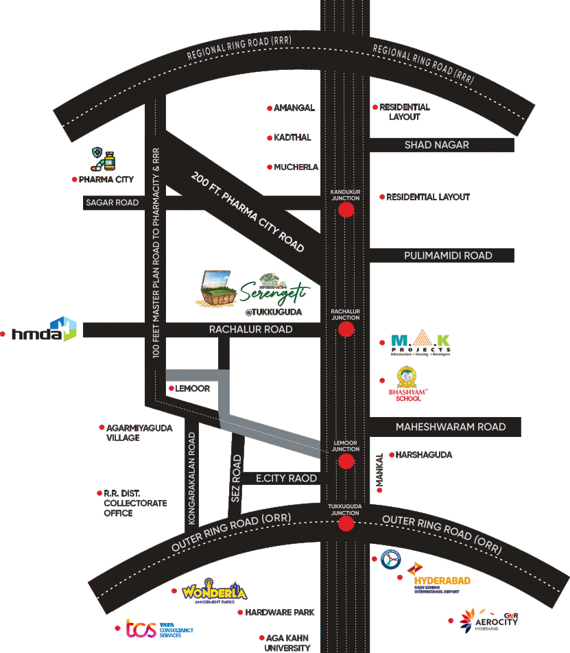 best plots for sale in Hyderabad open plots near Future City Hyderabad