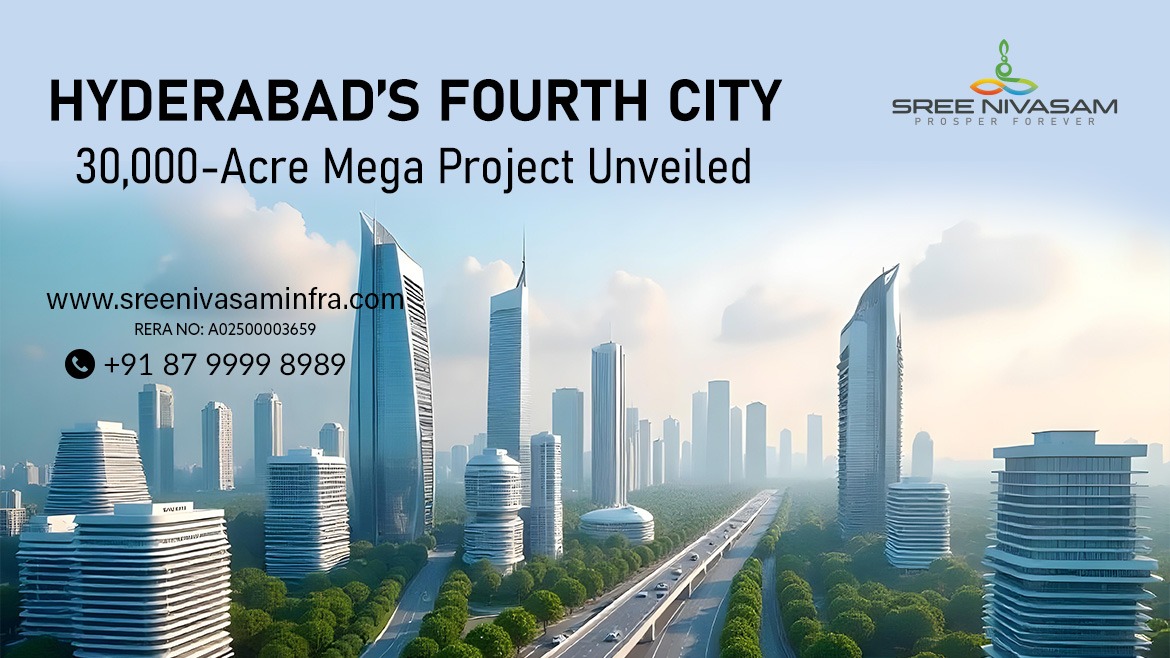 future city hyderabad map telangana 4th city Hyderabad map location